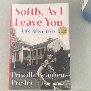 Softly, As I Leave You by Priscilla Beaulieu Presley - Red and White Cover